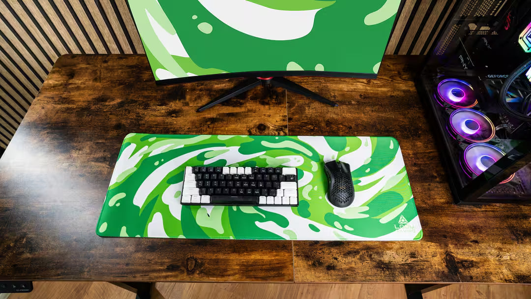 Camo Swirl Green Mauspad