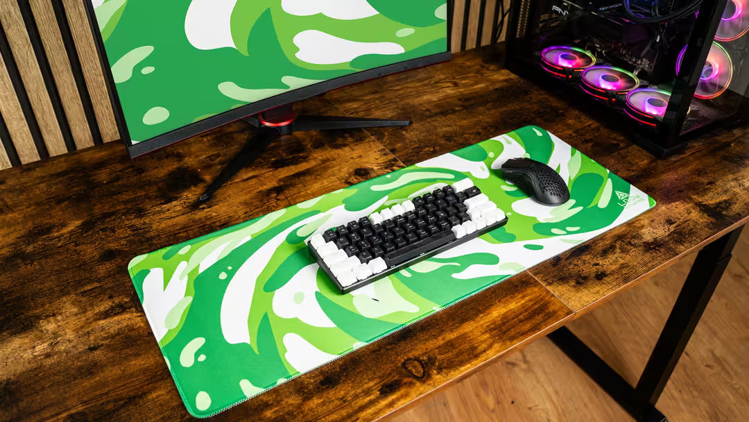 Camo Swirl Green Mauspad