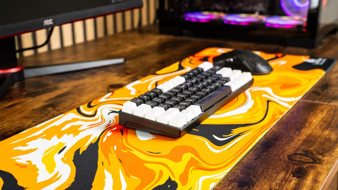 Galaxy Orange Mauspad
